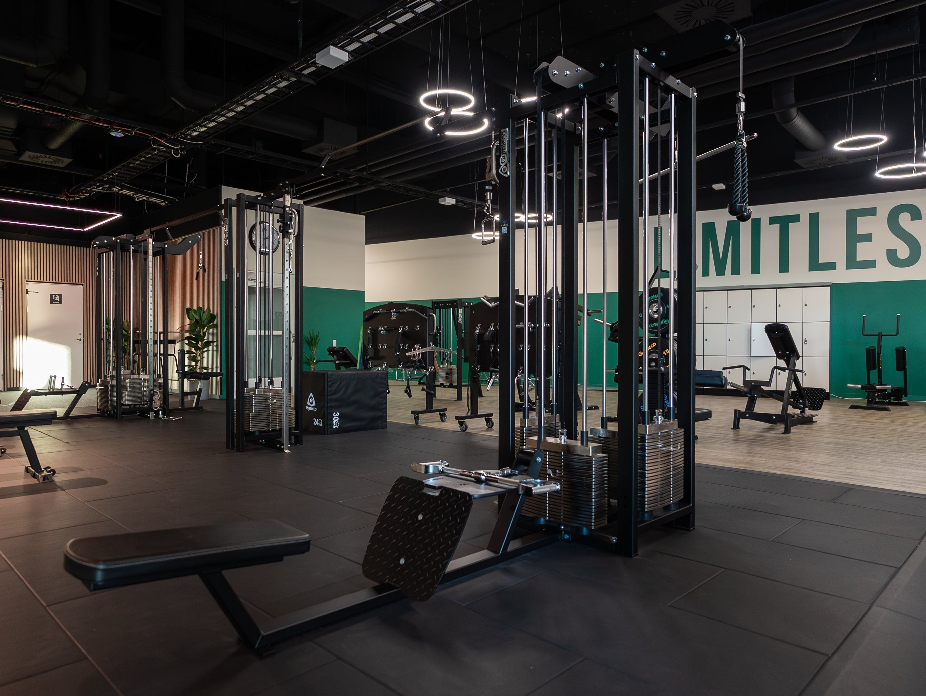 Gymlecomaskiner på Limitless Gym