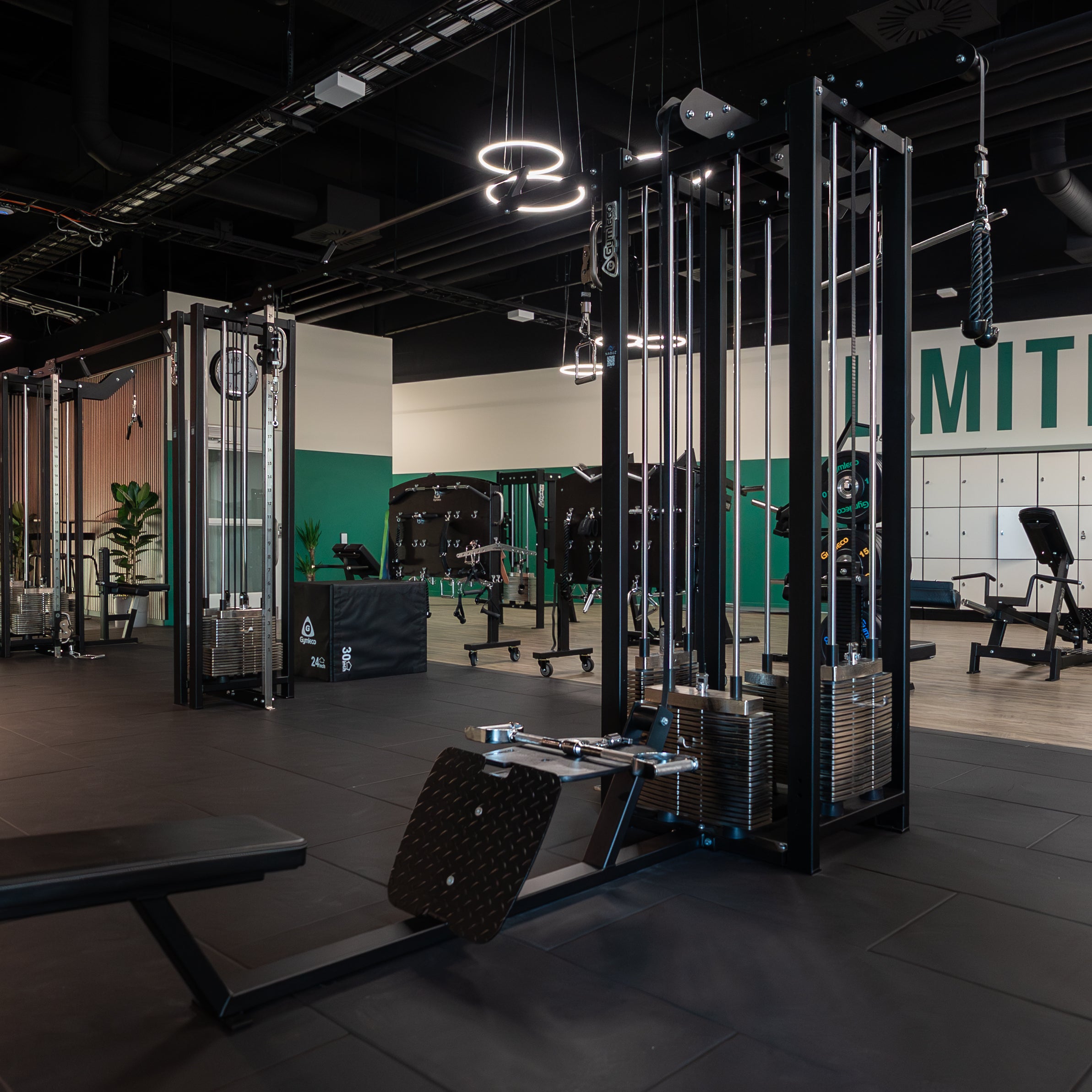 215K Multi Gym/Four Station with Cable Cross at gym