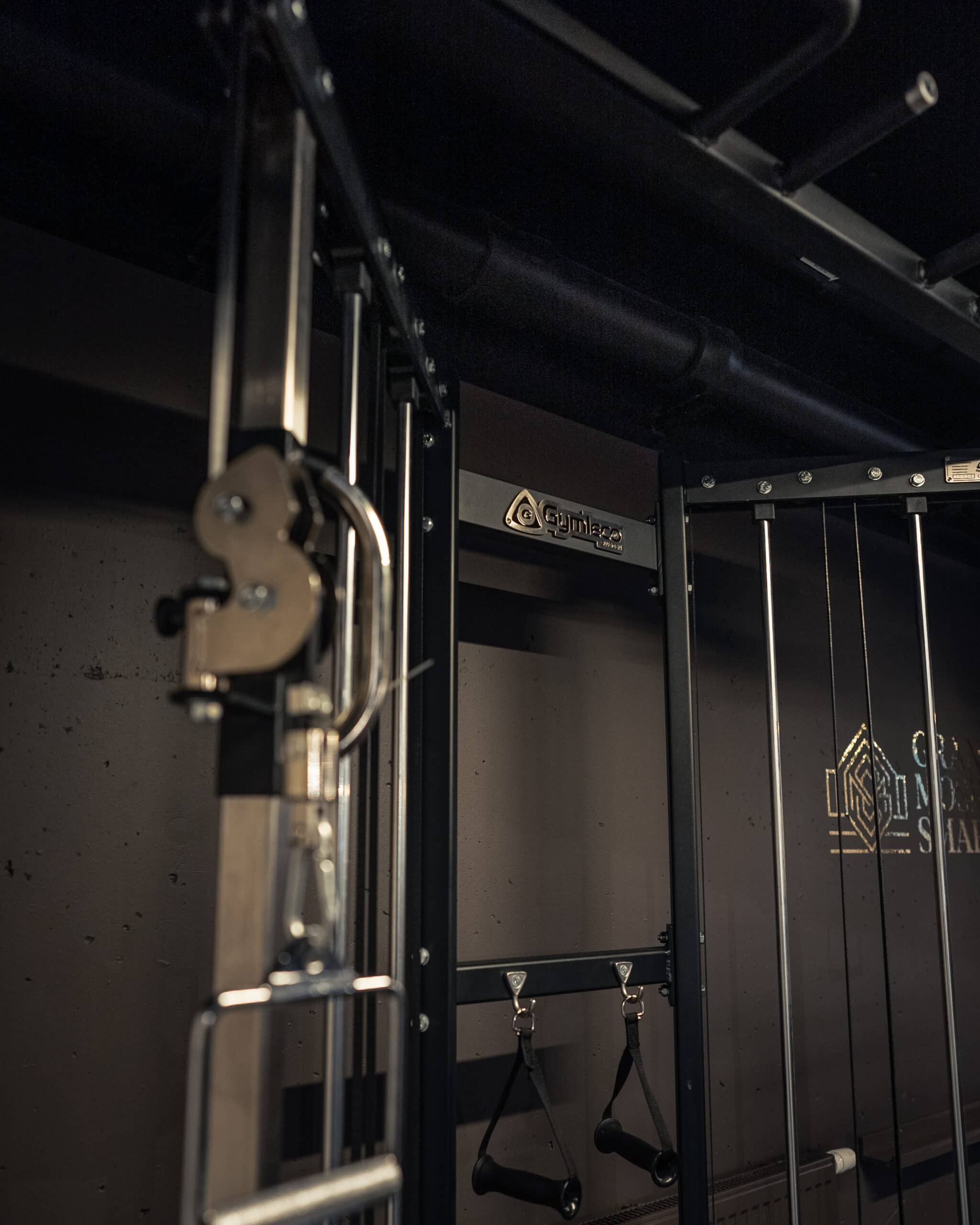 Gymleco 226 Dual Adjustable Pulley close up at gym