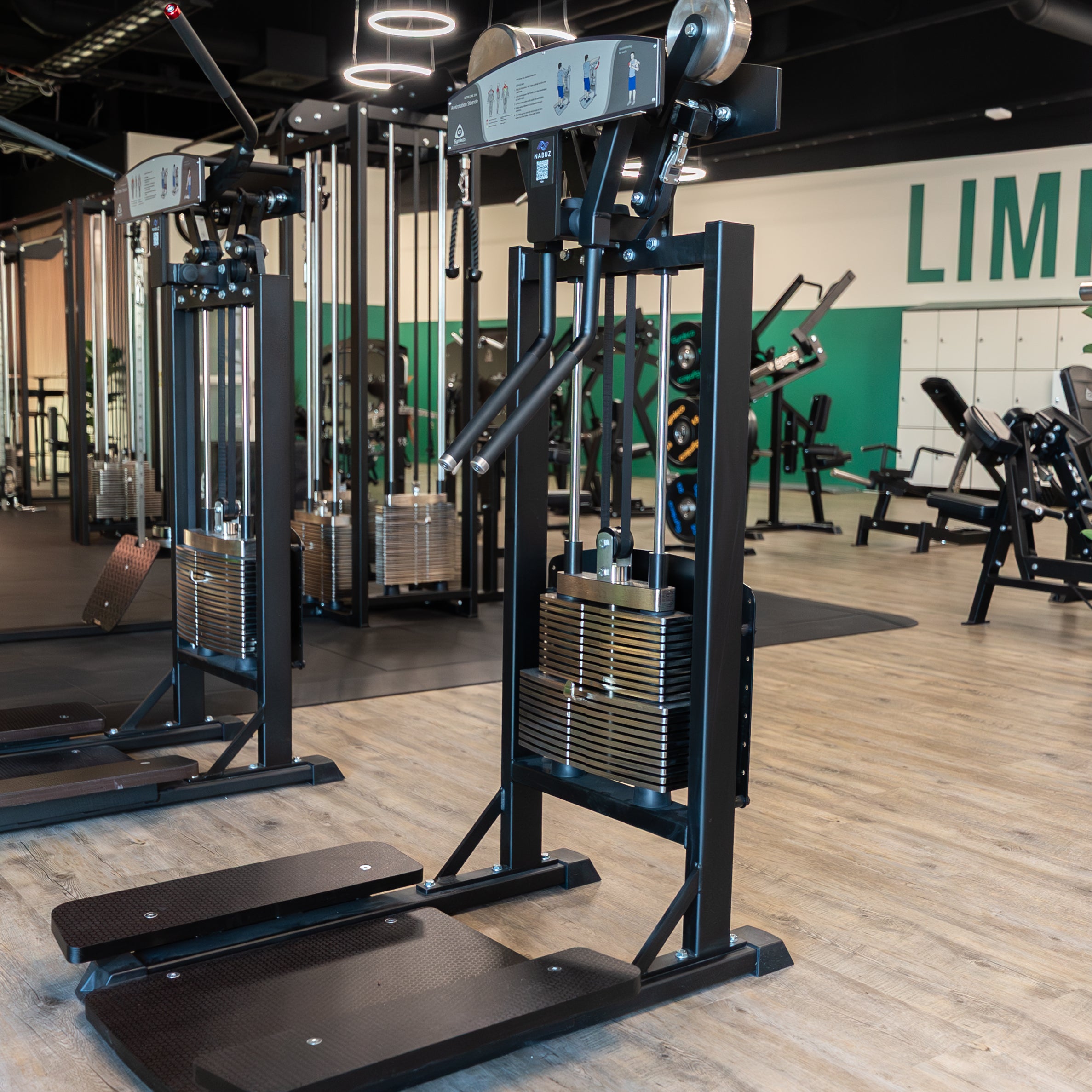 334 Standing Side Lateral at gym