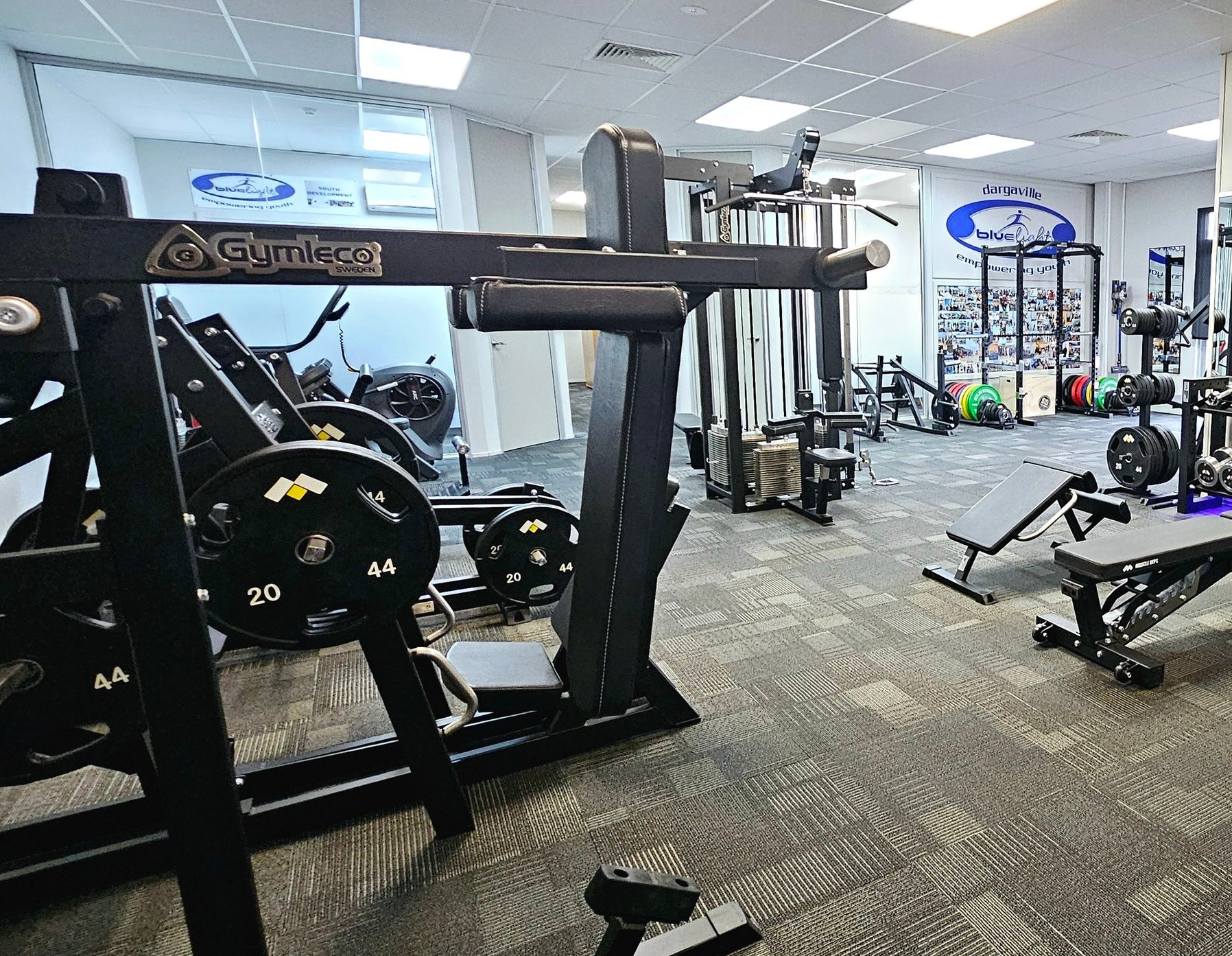 Gymleco gym machines.