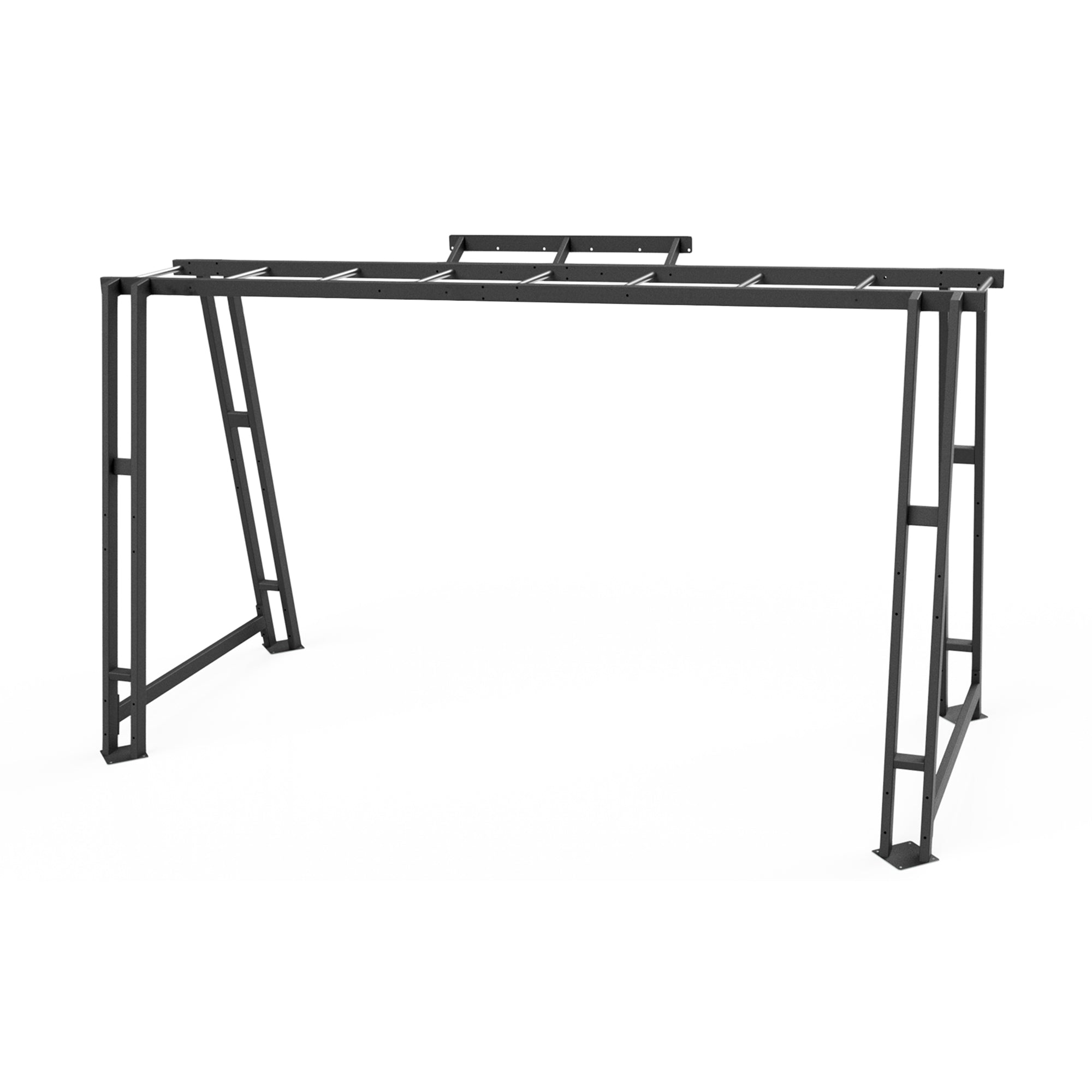 Black metal Gymleco 614 Monkey Bar on a white background