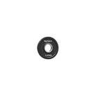 Black weight plates in polyurethane with handles - Svarta viktskivor i polyuretan med handtag 1,25kg