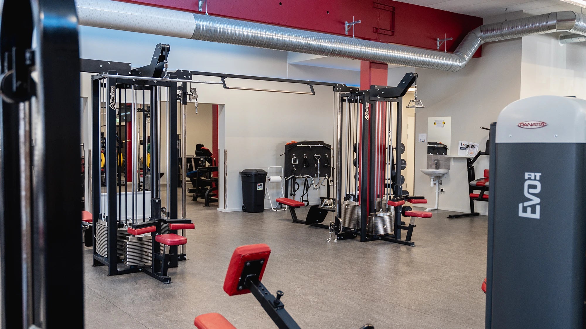 Multi Gym/Four Station with Cable Cross 215K Fyrstation med Kryssdrag