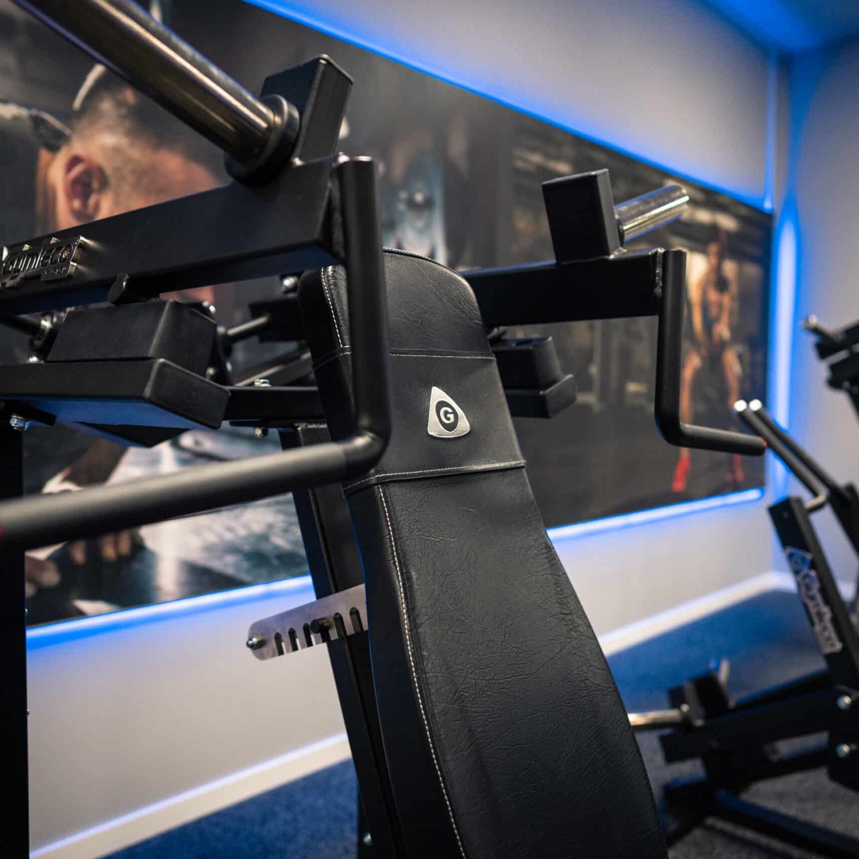 Gymleco 030 Shoulder Press close up at gym