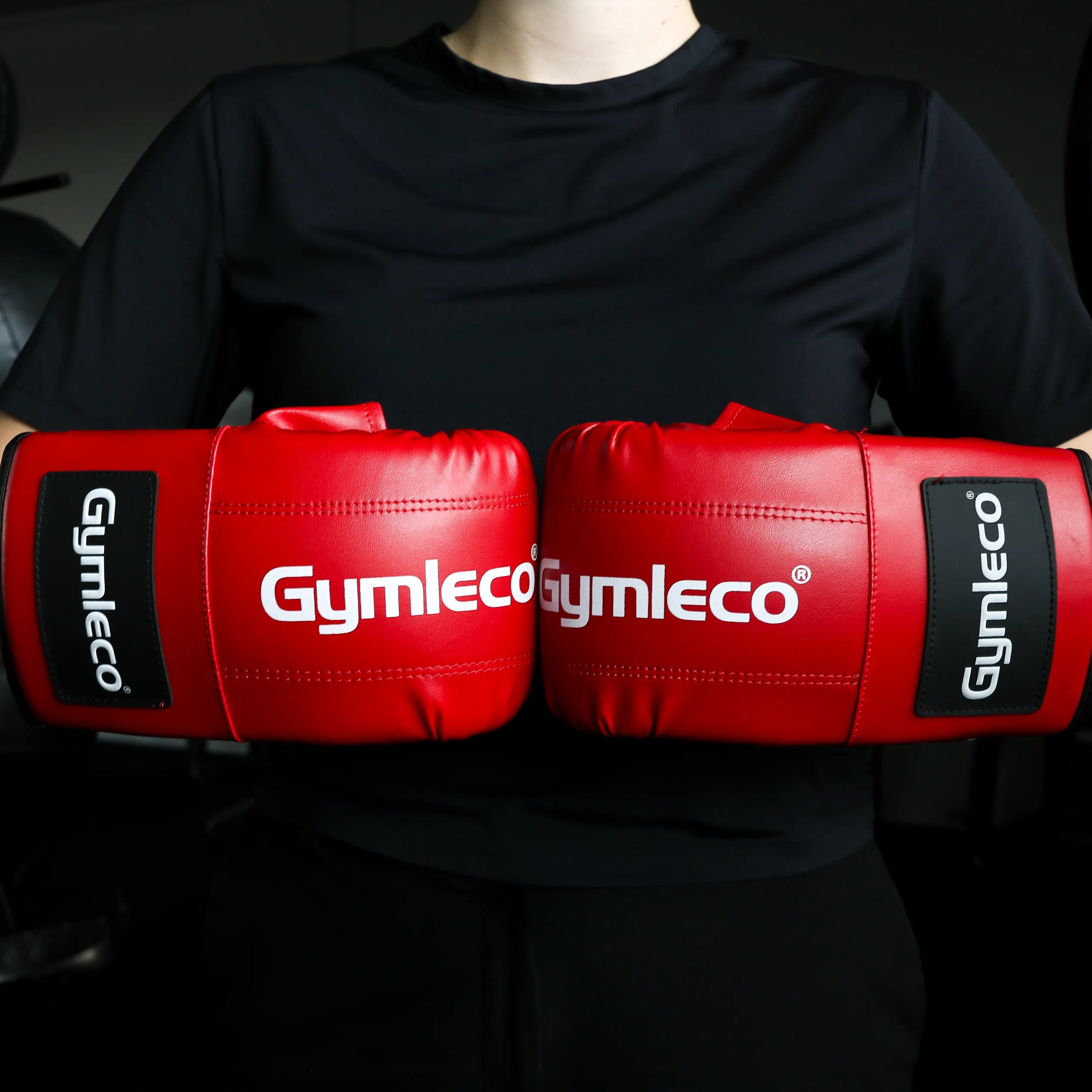 Gymleco Boxing Bag Gloves red