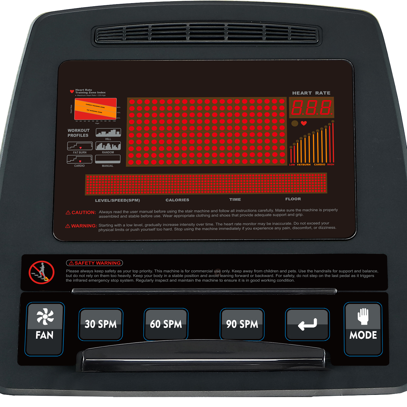 LE22S Stair machine Trappmaskin console