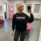 Kvinna i Gymleco hoodie - Woman in Gymleco hoodie