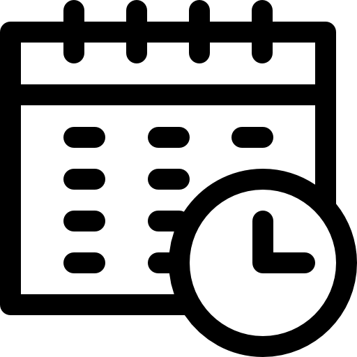 timetable icon - tidstabell ikon