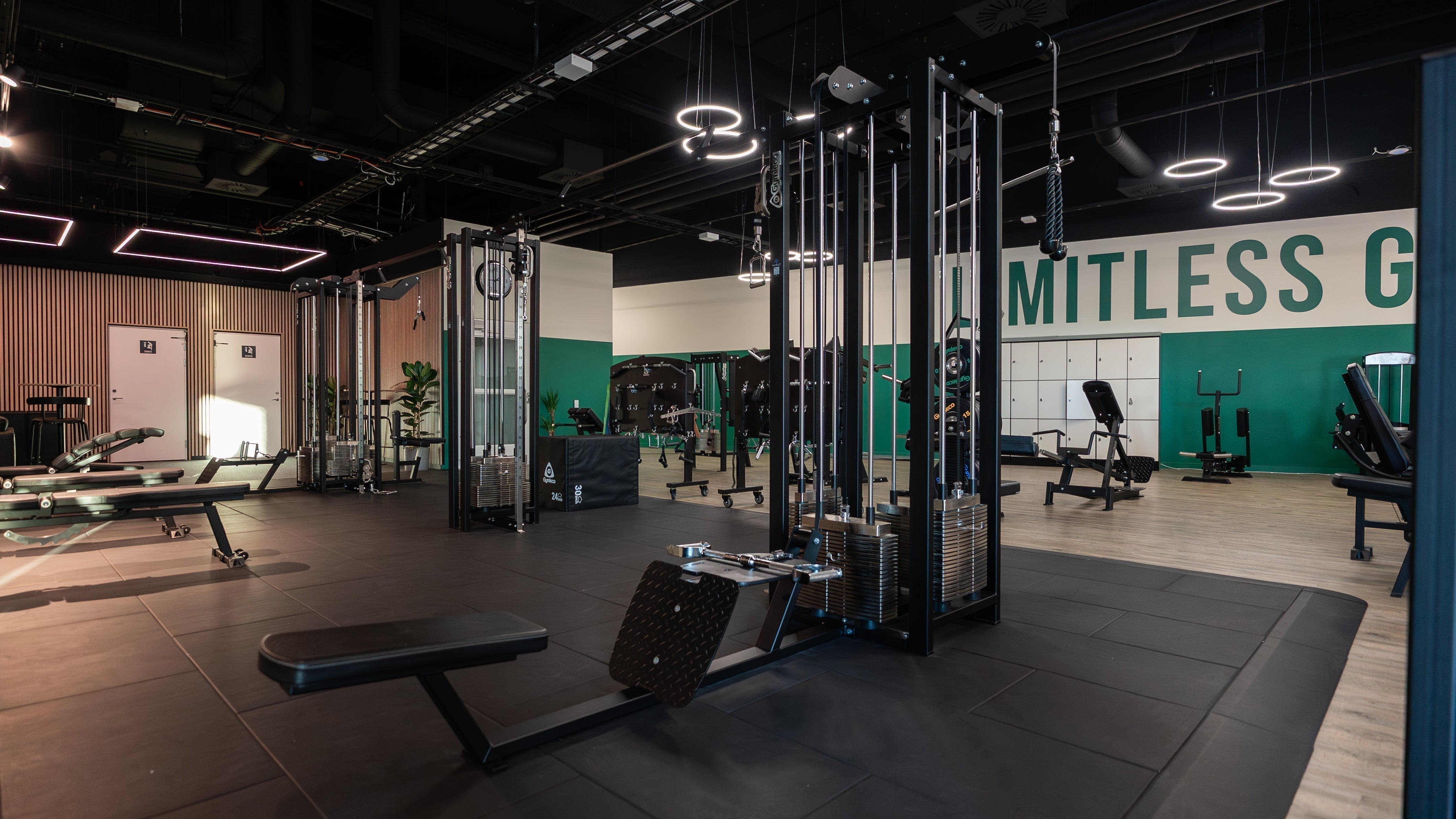 Gymlecomaskiner på Limitless Gym