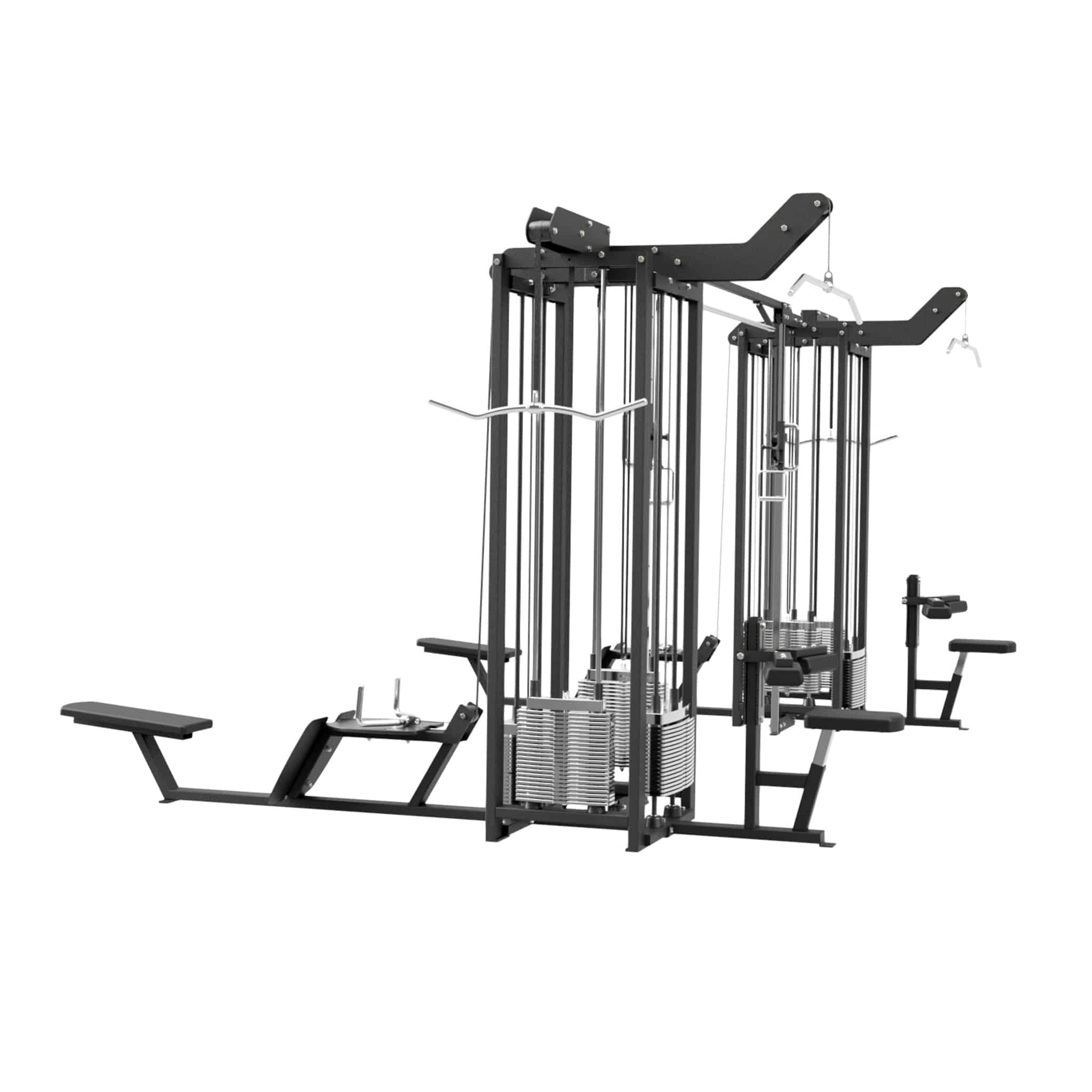 8 Station Cable Machine for Versatile Gym Training – Gymleco