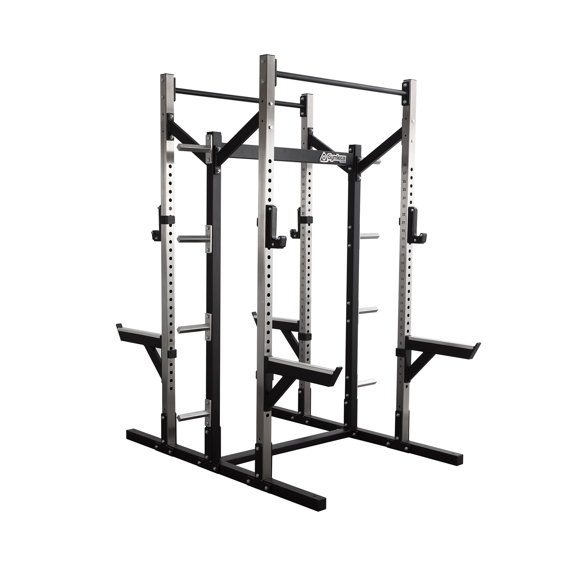 Double Half Rack for Dual Lifting and Space Efficiency – Gymleco