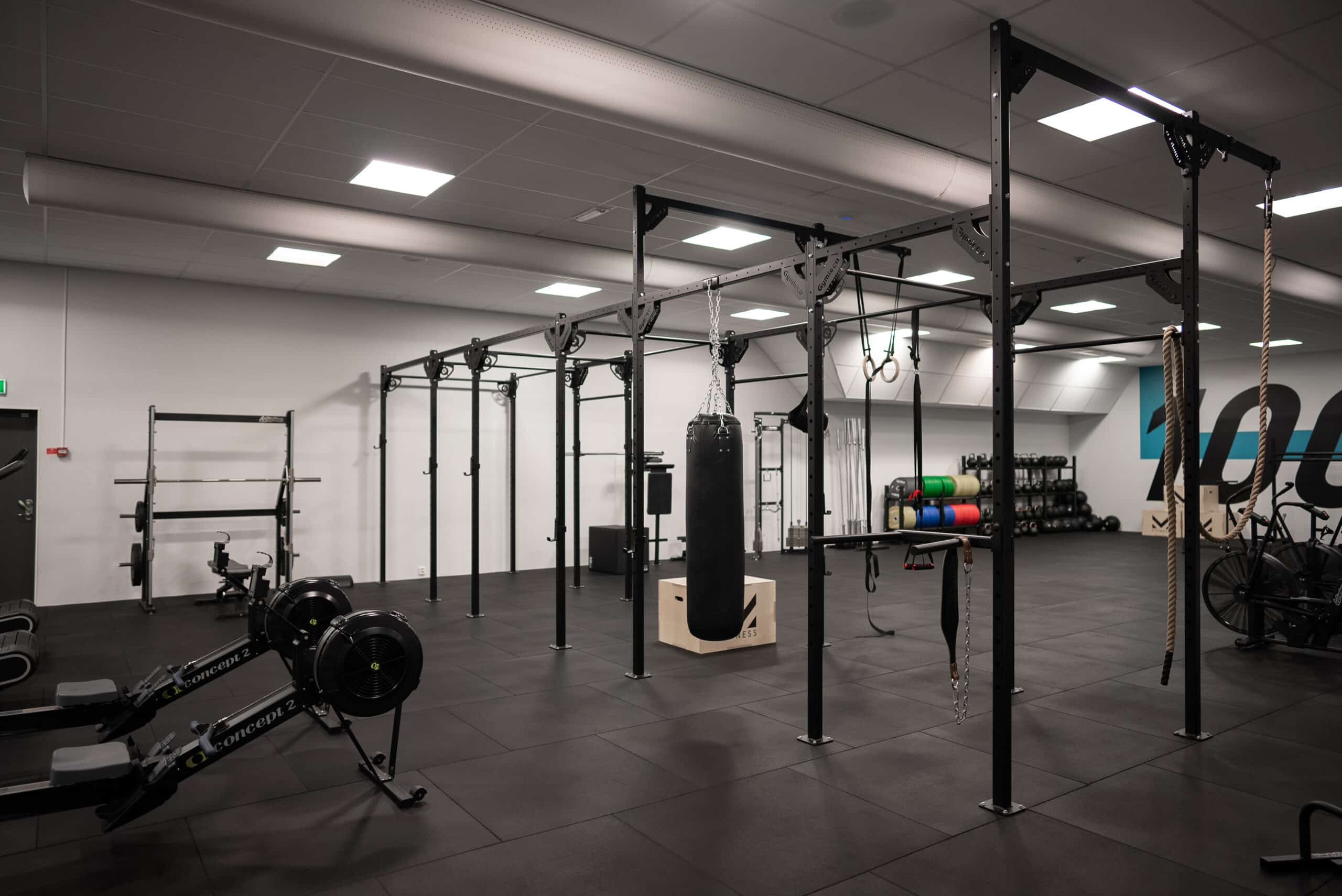 Gym med gymutrustning - Gym with gym equipment
