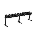 Gymleco single tire dumbbell rack with dumbells