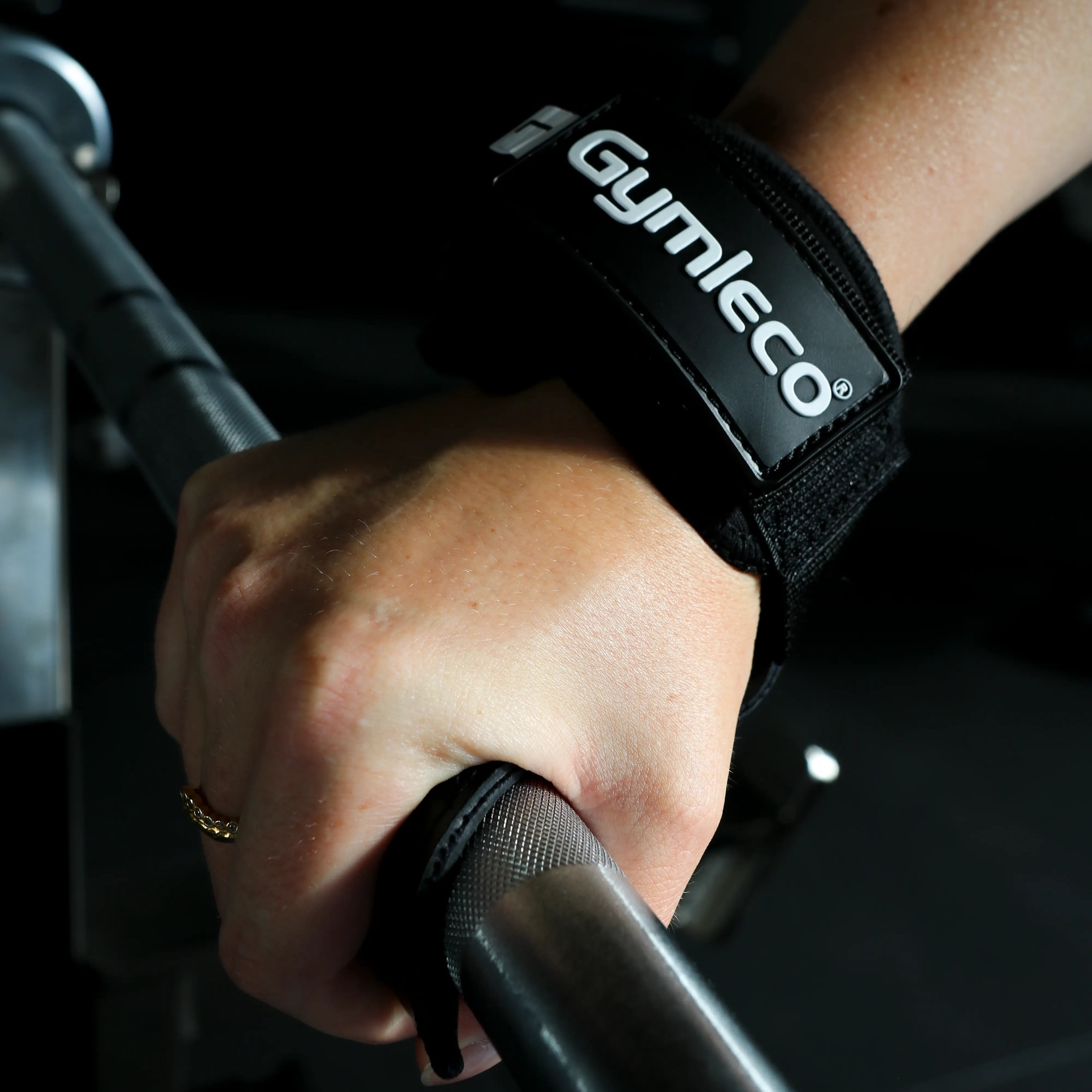 Gymleco Lifting Grips in the gym