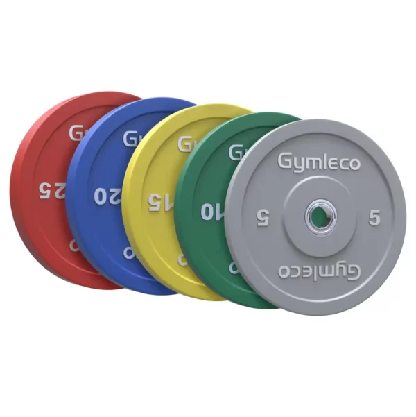 Rubber weights in color in high quality from Färgade viktskivor i gummi Gymleco